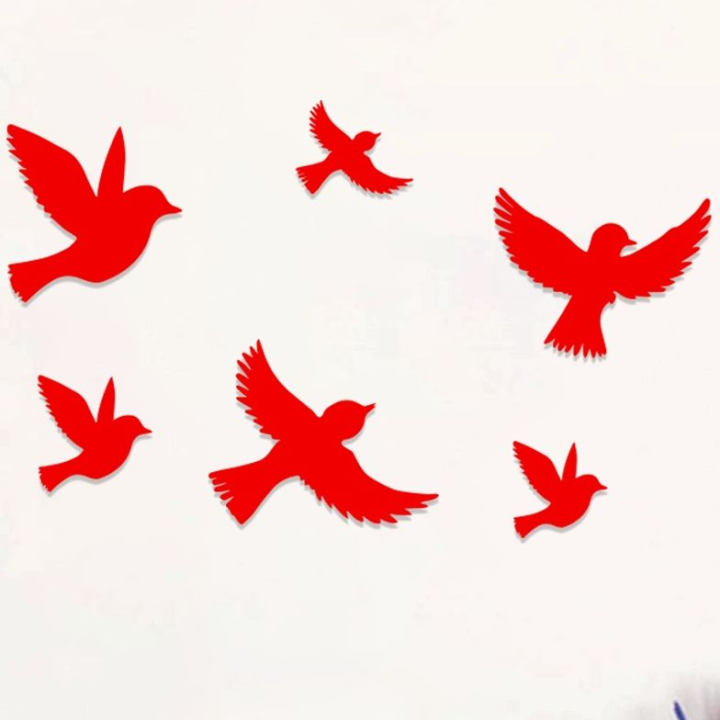 Pack%20of%20Six%20Sparrow%203D%20Flying%20Wooden%20Birds%20for%20Wall%20Decor,%20Kids%20Bedroom%20Wall%20Decoration%20Ideas%20&%20Inspirations%20-%20Image%203