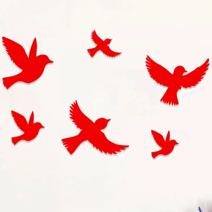 Pack%20of%20Six%20Sparrow%203D%20Flying%20Wooden%20Birds%20for%20Wall%20Decor,%20Kids%20Bedroom%20Wall%20Decoration%20Ideas%20&%20Inspirations%20-%20Image%203