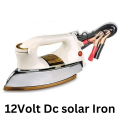 DC 12V Solar Iron – Portable, Energy-Efficient, & Eco-Friendly Travel Iron with Solar Panel for Home and Outdoor Use|New Technology Automatic 12 Volts Direct Battery Operated Solar Energy DC Power UPS Dry Iron Best Quality. 