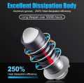 Bike P15D LED Headlight Bulb Cob with 2 Function- White and Yellow Light for 70cc & 125cc. 