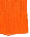 Orange Cotton Crush Dupatta with Corner Pearls. 