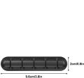 Pack of 5pcs -Hardware Multipurpose Silicone Cable Clip Grip Wire Cord Type USB Desk Wall Desktop Organizer Charger Holder. 