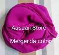 Luxury - Plain Chiffon Georgette Hijab Stoller Scarf- Multicolour Dupattas for girls and women - Top Quality. 