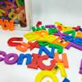 Alphabet Magnets - Uppercase Letters in Attractive Colors - ABC Magnetic Alphabets for Kids. 
