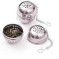 Herb Infuser Ball with Hanging Hook - Silver. 