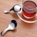 12 Pcs Stainless Steel Short Handle Spoons Mini Salt Spoons Condiments Spoon Dessert Spoon Tea Coffee Spoons,Silver. 