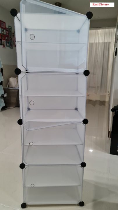 Multi-Layer%204/6%20Door%20Portable%20Plastic%20Shoe%20Cabinet:%20Economical,%20Dust-Proof,%20Space-Saving%20-%20Image%204