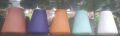 Pack of 2 Flower Vase Decoration Home Plastic Vase Flower Pots Bottle Neck diamond pattern. 