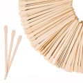 100pcs Wooden Wax Sticks Eyebrow Lip Nose Small Waxing Applicator Sticks for Hair Removal and Smooth Skin - Spa and Home Usage. 