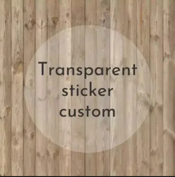 Customized Transparent Stickers Label Personalized Name Custom Stickers ...