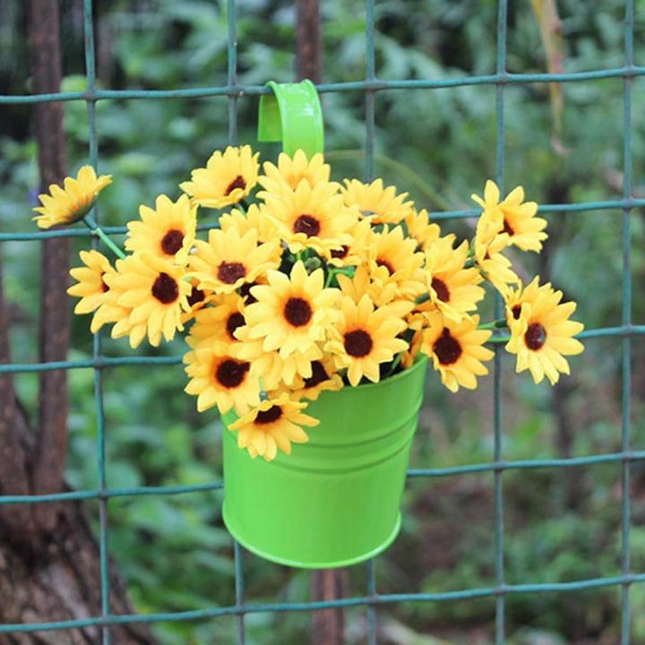 Topsky%20Balcony%20Garden%20Hanging%20Flower%20Pot,%20Iron%20Metal%20Flowerpot%20Garden%20Decoration%20Supplies%20Accessories,%20Vase%20Bucket%20flower%20pots%20Plant%20Planter%20Baskets%20Fence%20-%20Image%206