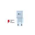 EU 2 Pin Plug EP-TA20 Fast Charging Travel Adapter For Samsung & Other Android Smart Phones - White. 