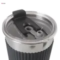 Insulated Sippy Cup Coffee Travel Mug 474ml Reusable Stainless Steel, Leakproof Durable Coffee Tumbler Thermal Cup for Adult water. 