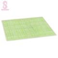 Silicone Table Mat Durable Korean Style Plaid Dining Table Insulation Pad. 