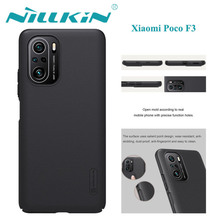 For Xiaomi Poco F3 Case Super Frosted Shield Hardcase Matte Back Cover Casing