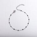 Fashion DIY Jewelry Steel Color Drip Oil Bracelet 304 Stainless Steel Cross Enamel Bead Chain Drip Oil Paint Exquisite. 
