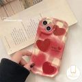 MissConnie Funny Case for Redmi 12C 12 A1 9T 10 9A 10A 10C A2 9 9C NFC Redmi Note 12 11 10Pro 10s 11s 10 Pro Max Poco M3 X5 3D Wavy Curved Edge Glossy Soft Tpu Colour Love Heart Checkered Case. 