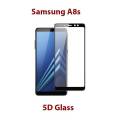 Samsung Galaxy A8S Full Black 9D5D6D10D11D21D Tempered Glass Screen Protector Full Glue Edge To Edge For Samsung Galaxy A8s. 