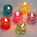 5 Cute Mini Gel Candles For Home Decoration , 1 Inch Size Gel Candles. 