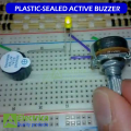 Long Continuous Beep Piezo Active Buzzer 3V to 12V Magnetic Tone Alarm Ringer for DIY and Arduino by Electrica. 