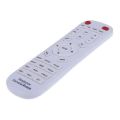 Universal Projector Screen Remote Multi-Brand White Compatible Universal Remote Replacement Projector Controller for Home. 