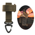 Glove Holder Strap Hiking Climbing Rope Hanger Hanging Hook for Belt Molle Backpack Keys Anti-lost Webbing Grabber Hook Clip. 