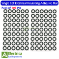 50/100pcs 18650 Li-ion Battery Insulation Gasket Barley Paper Battery Pack Cell Insulating Glue Patch Electrode Insulated Pads by electrica. 