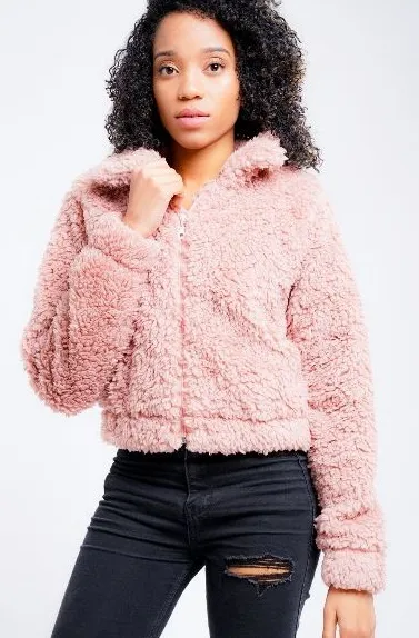 Fluffy jacket teddy best sale