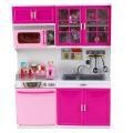 Pink Modern Kitchen Toy Set for Girls - 12 inches. 