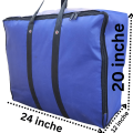 6 Piece High Quality XX Large Storage Bags 24" x 20" x12" inches sized For Clothes, Blankets and comforter's Storage Bag. 