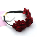 European and American fashion leather rope handmade cloth art flower beautiful necklace FY18121210. 