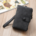 Coin Purse Wallet Leather Wallet with Card Holder for Women Teen Girl Gifts on Anniversary Navy Blue. 
