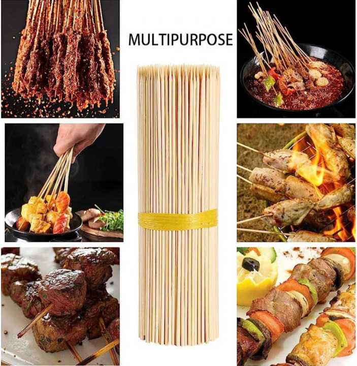 bambo skewers sticks Pack 1 Of 100 pic  Samli Sazi