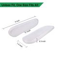 2 Pairs Medial & Lateral Heel Wedge Silicone Insoles - Corrective Adhesive Shoe Inserts for Foot Alignment, Knock Knee Pain, Bow Legs, Osteoarthritis for Men and Women. 