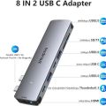 USB C Hub Adapter for MacBook Pro Air 2022 2021 2020 2019 Docking Station for MacBook M1 M2 USB C to HDMI Mac Accessories Multiport Dongle with 4K HDMI USB 3.0 SD TF Thunderbolt 3 USB-C Type C Port A R348 HUBBS. 
