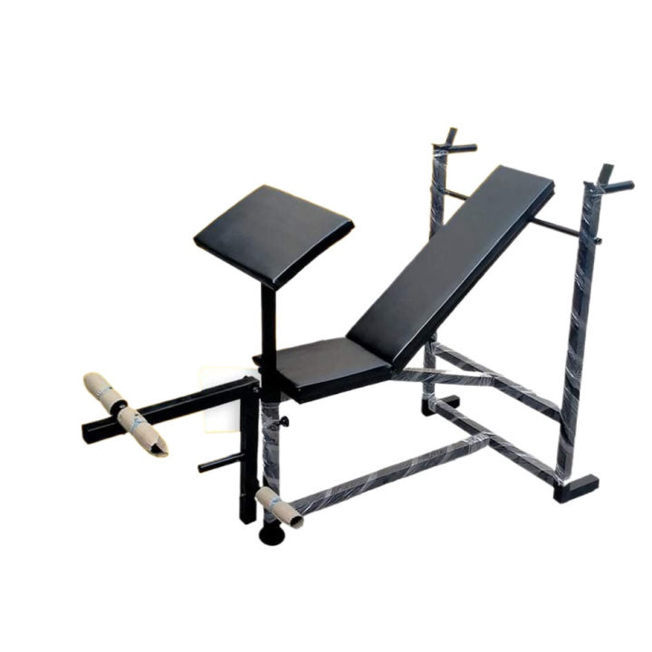 7 in 1 Bench with Removable Preacher curl Multi Exercise Chest Bench Press Incline Decline Straight Flat Leg Thigh Biceps Bench Press Chest Exercise Bench Press Weight Lifting Bench Press Body Building Bench Press/Protoner