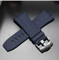 Aotelayer 28mm Nature Fluoro Rubber Watchband for Audemars Piguet Watch Strap Men Silicone Watch Band Accessories for AP 15703. 