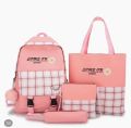 2024 New 4 Pcs Sets   School Backpack Women's Backpacks Schoolbags. 