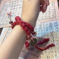 bracelet for girls Niche original design [Lan Wu] new Chinese style bracelet mountain ghost spending money double-layer bracelet women's light luxury high-end. 
