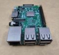 Used Raspberry Pi 3 Model B. 