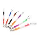 Random 1Pcs Retractable Plastic Spring Coil-Spiral Stretch Keychain Ring Chain Keyring. 