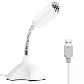 USB MINI STAND MIC.Mini Microphone,USB 2.0 Desktop Microphone,Flexible Condenser Mic,Desktop Stand Mic for Computer, Laptop Notebook. 