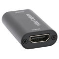 Video Capture HighDefinition Multimedia Interface USB2.0 Video Record Card for OBS VLC Amcap(Black ). 