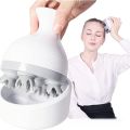 Electric Scalp Massager Rechargeable Scalp Massager Machine for Stress Relief, Hair Growth, and Full Body Blood Circulation - Hair Massager - Head Massager - Mini Massager - Full Body with 4 Replacement Tissue Kneading Nodes for Head , Neck , Back. 