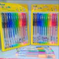 colouring glitter colours. 