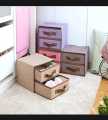 HMT  Foldable Fabric Home Storage Organizer Storage Clothes Scarf Socks Fashion Organizer Box. 