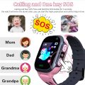 Top [24h ship ready stock] Cod free shipping kids watches call kids smart watch for children SOS waterproof smartwatch clock SIM card location tracker Chil boy girls. 