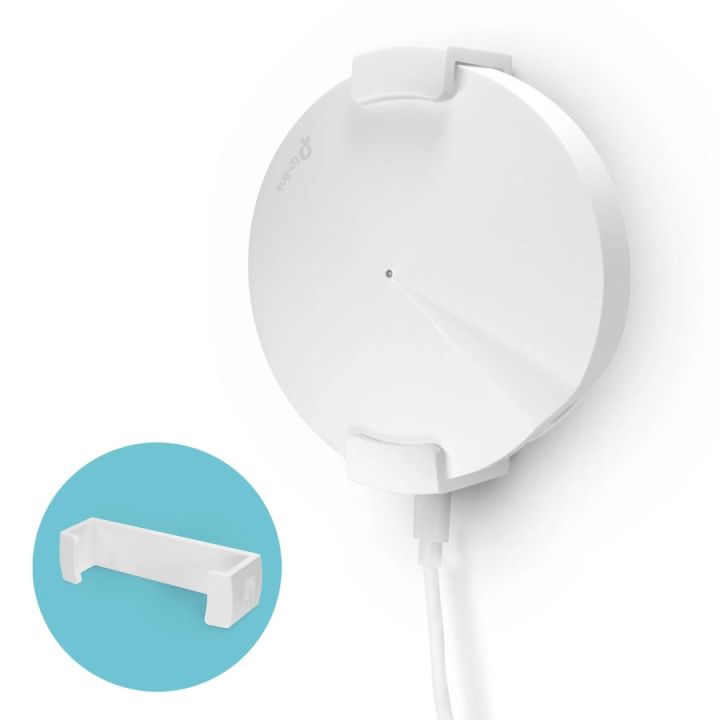 Drill Free Deco M5 & P7 Wall & Ceiling Mount Holder for TP Link, Strong Stick On VHB Tape Bracket, No Screws & No Tools Needed, Easy to Install, White by Brainwavz