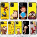 Curious George Monkey Phone Case For iPhone 11 12 Mini 13 14 Pro XS Max X 8 7 6s Plus 5 SE XR Shell. 