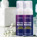 Hair Foam Mousse for styling hair Curly Hair Styling Mousse Moisturizing Tangle Hair Styling Foam Hair Relaxer Cream Oil for Wig. 